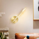 GobekUsa Aluminum LED Wall Lamp - Gold Tube/Stick Design for Boys Bedside