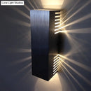 GobekUsa Aluminum LED Wall Light with Sleek Style - Brushed Silver Rectangle - Warm/White Light