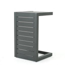 Aluminum Outdoor C-Shaped Side Table for Patio
