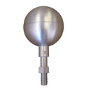 Silver Ball for Flagpole Topper by Atlantic Flagpole