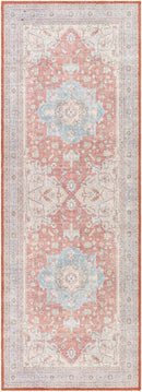 Brown Bagamanoc Medallion Washable Area Rug