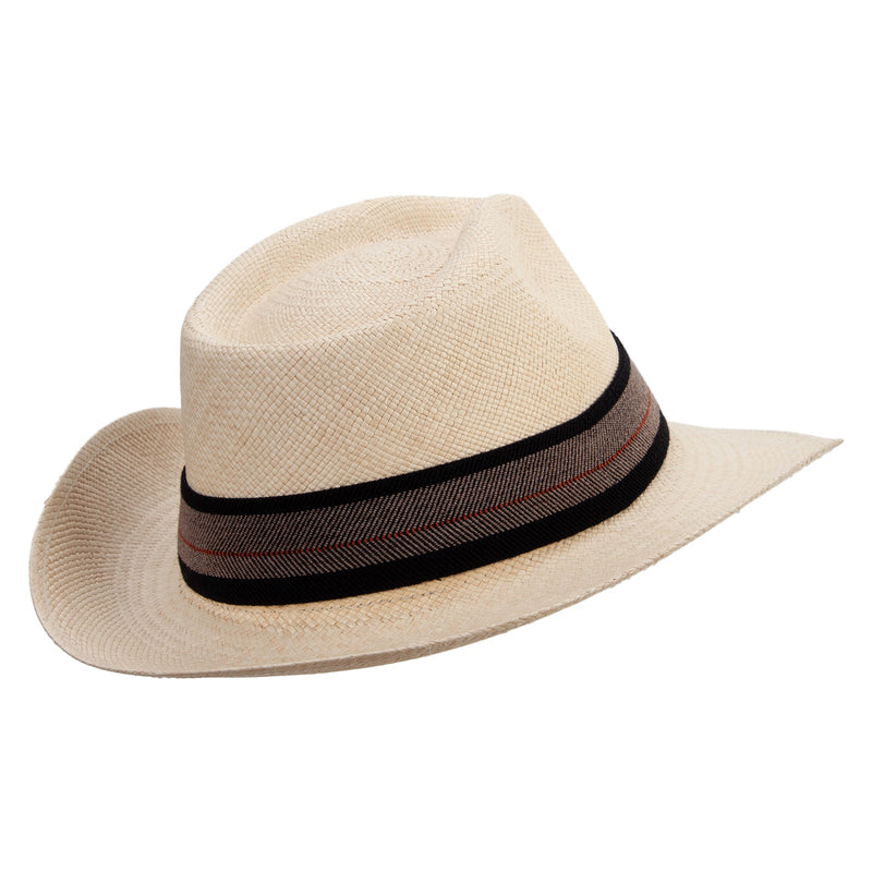 Men's Natural Panama Fedora Hat