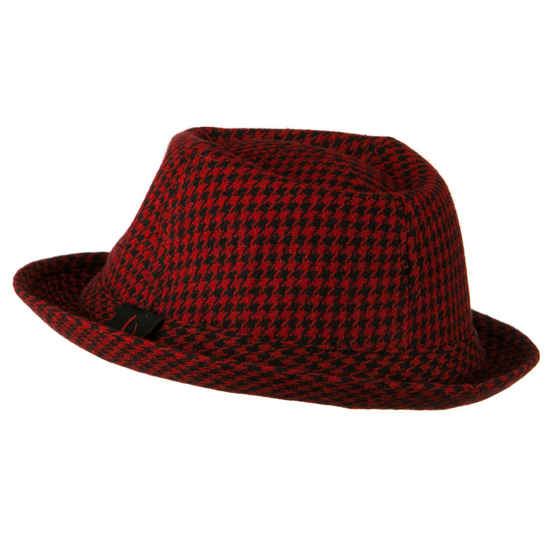Boys Acrylic Blend Mini Herringbone Fedora