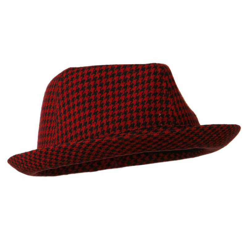 Boys Acrylic Blend Mini Herringbone Fedora