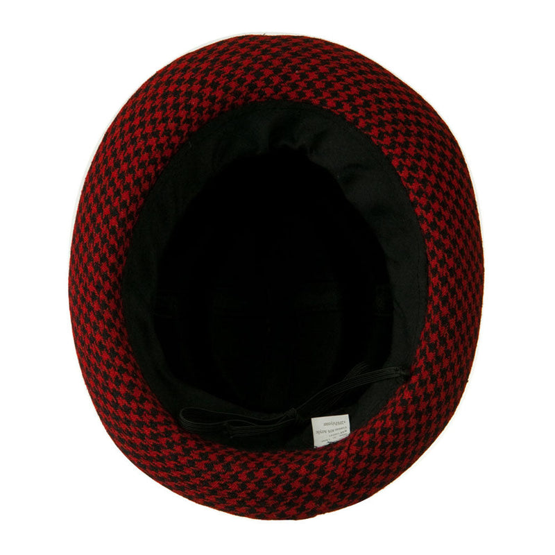 Boys Acrylic Blend Mini Herringbone Fedora