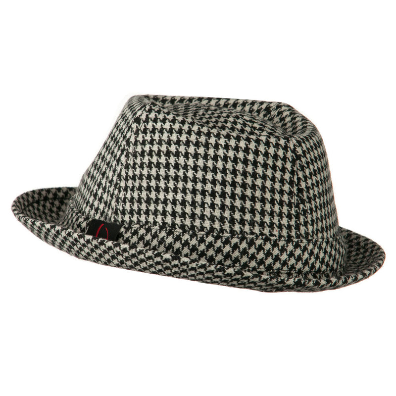 Boys Acrylic Blend Mini Herringbone Fedora