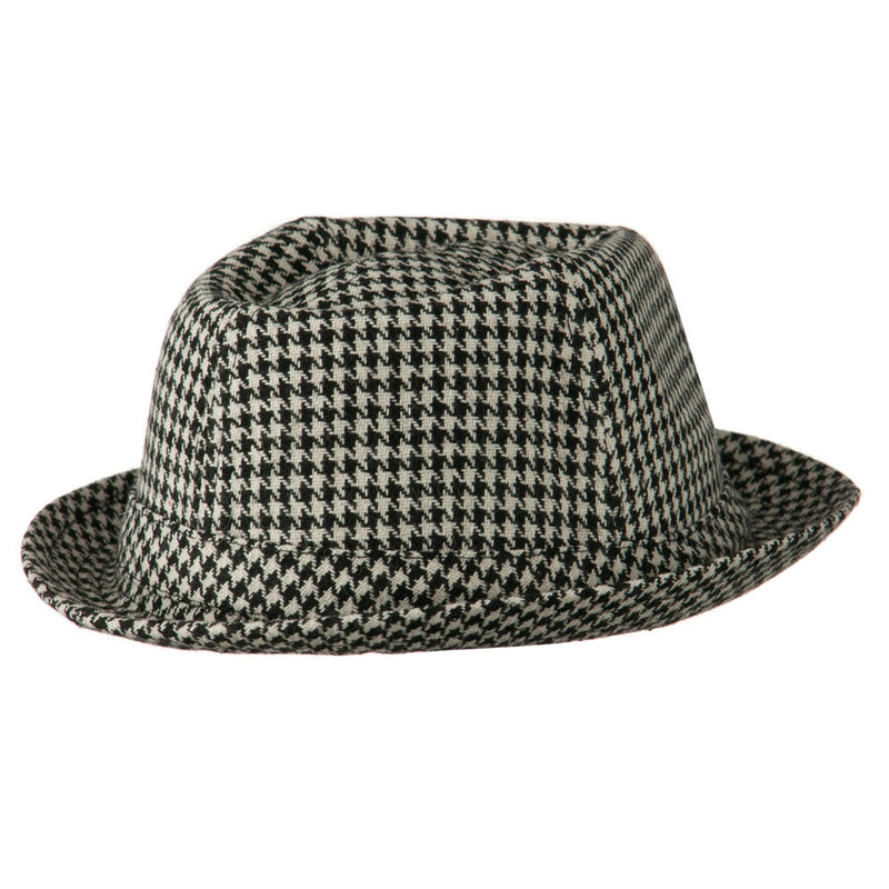 Boys Acrylic Blend Mini Herringbone Fedora