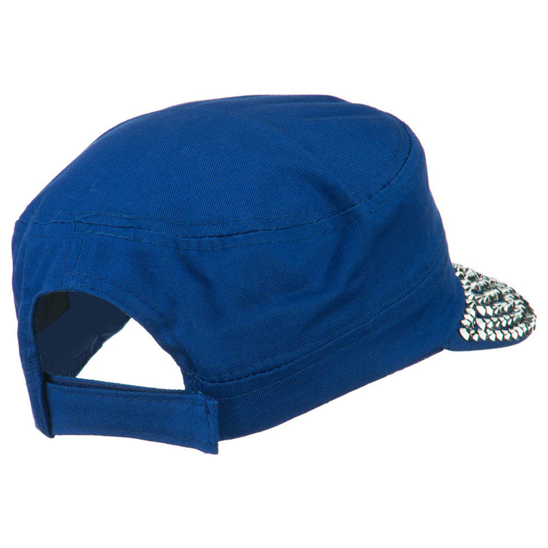 American Flag Stones Military Cap