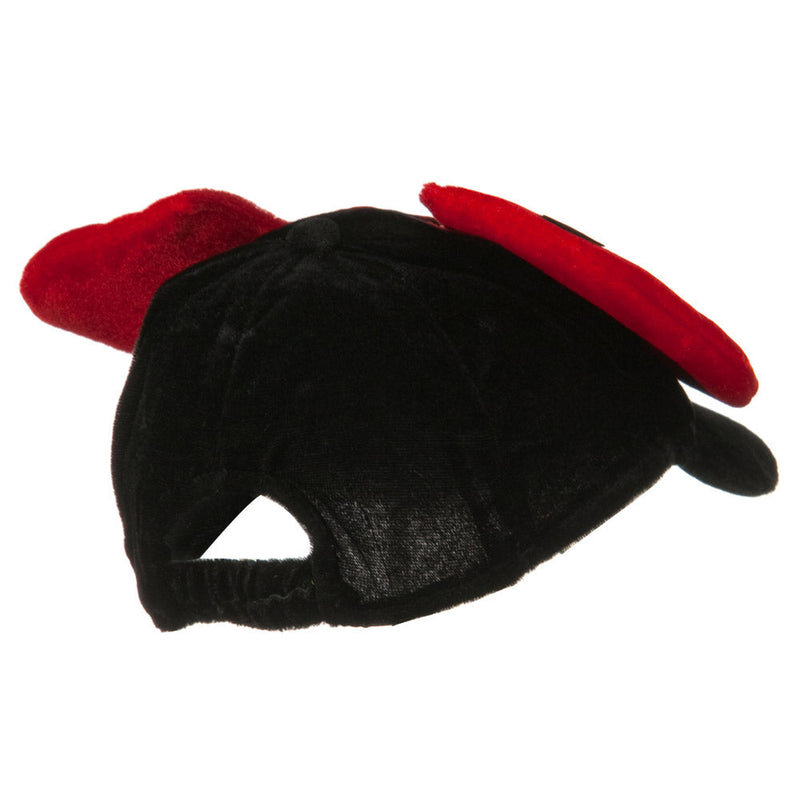 Velvet Lady Bug Cap