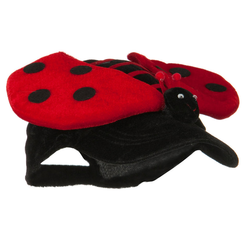 Velvet Lady Bug Cap