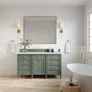 James Martin Brittany 60" Single Bathroom Vanity, Smokey Celadon