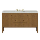 James Martin Hudson 60" Single Bathroom Vanity, Honey Oak