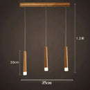 GobekUsa Amani - Nordic Minimalist Wood Art Pendant Lamp