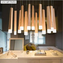 GobekUsa Amani - Nordic Minimalist Wood Art Pendant Lamp