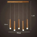 GobekUsa Amani - Nordic Minimalist Wood Art Pendant Lamp