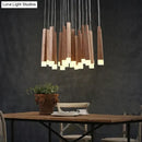 GobekUsa Amani - Nordic Minimalist Wood Art Pendant Lamp