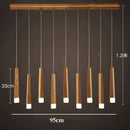 GobekUsa Amani - Nordic Minimalist Wood Art Pendant Lamp