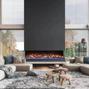 Amantii Tru View Bespoke 75" 3-Sided Built-in Electric Fireplace | TRV-75 BESPOKE