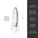 Irving Stainless Steel Rocket Cocktail Shaker by Viski