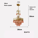 GobekUsa Crystal Water Drop Chandelier for Kitchen Dining Room