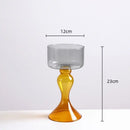 GobekUsa Geometric Glass Vase Candle Holder Flowerpot Terrarium Home Decor Accessories