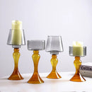 GobekUsa Geometric Glass Vase Candle Holder Flowerpot Terrarium Home Decor Accessories