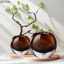GobekUsa Delicate Glass Vase for Floral Arrangement and Room Decor