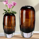 GobekUsa Delicate Glass Vase for Floral Arrangement and Room Decor