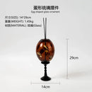 GobekUsa Geometric Circle Glass Vase Candlestick Home Decor