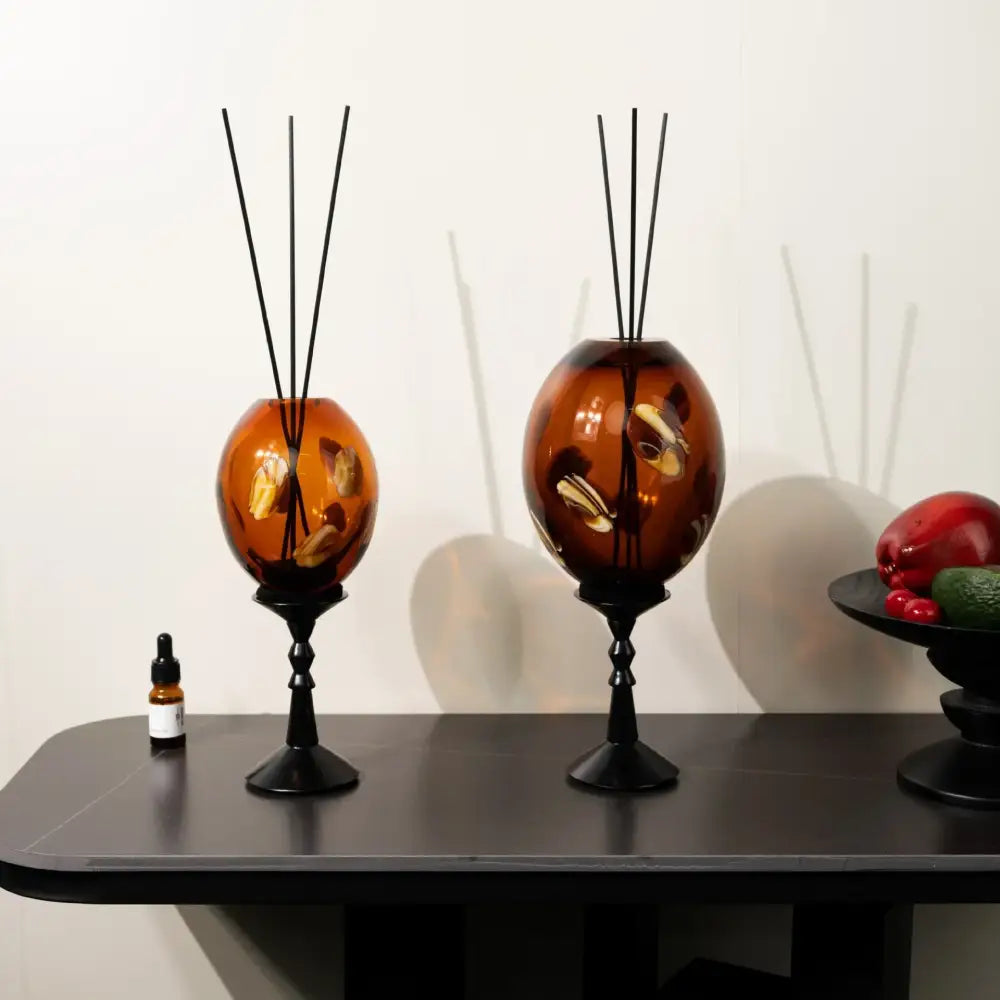 GobekUsa Geometric Circle Glass Vase Candlestick Home Decor