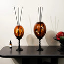 GobekUsa Geometric Circle Glass Vase Candlestick Home Decor