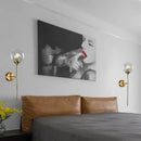 GobekUsa Glass Ball Sconce Light for Bedroom Living Room