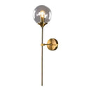 GobekUsa Glass Ball Sconce Light for Bedroom Living Room
