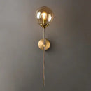 GobekUsa Glass Ball Sconce Light for Bedroom Living Room