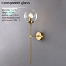 GobekUsa Glass Ball Sconce Light for Bedroom Living Room