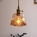 GobekUsa Glass Copper Pendant Lights for Dinning Living Room Decor