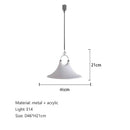 GobekUsa Liftable Trumpet Chandelier: Minimalist LED Pendant Lamp for Dining Room & Bedroom