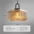 GobekUsa Glass LED Pendant Chandelier Colorful Kitchen Island Light Fixture
