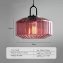 GobekUsa Glass LED Pendant Chandelier Colorful Kitchen Island Light Fixture
