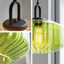 GobekUsa Glass LED Pendant Chandelier Colorful Kitchen Island Light Fixture