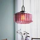 GobekUsa Glass LED Pendant Chandelier Colorful Kitchen Island Light Fixture