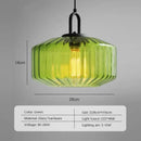 GobekUsa Glass LED Pendant Chandelier Colorful Kitchen Island Light Fixture