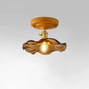 GobekUsa Brass Glass Ceiling Lamp Modern LED Light Fixture - Elegant Home Decor