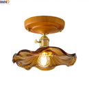 GobekUsa Brass Glass Ceiling Lamp Modern LED Light Fixture - Elegant Home Decor