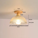 GobekUsa Brass Glass Ceiling Lamp Modern LED Light Fixture - Elegant Home Decor