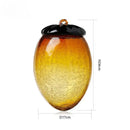 GobekUsa Glass Hazelnut Pinecone Ornament Home Decor