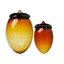 GobekUsa Glass Hazelnut Pinecone Ornament Home Decor
