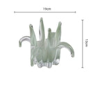 GobekUsa Glass Petal Candle Holder for Home Decoration and Storage