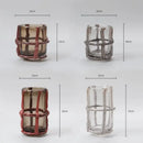 GobekUsa Clear Glass Cross Flower Vase - Home Decor & Terrarium Display