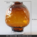 Glass Vase Gradient Finish for Flower Arrangements and Modern Home Decor Tabletop Accent